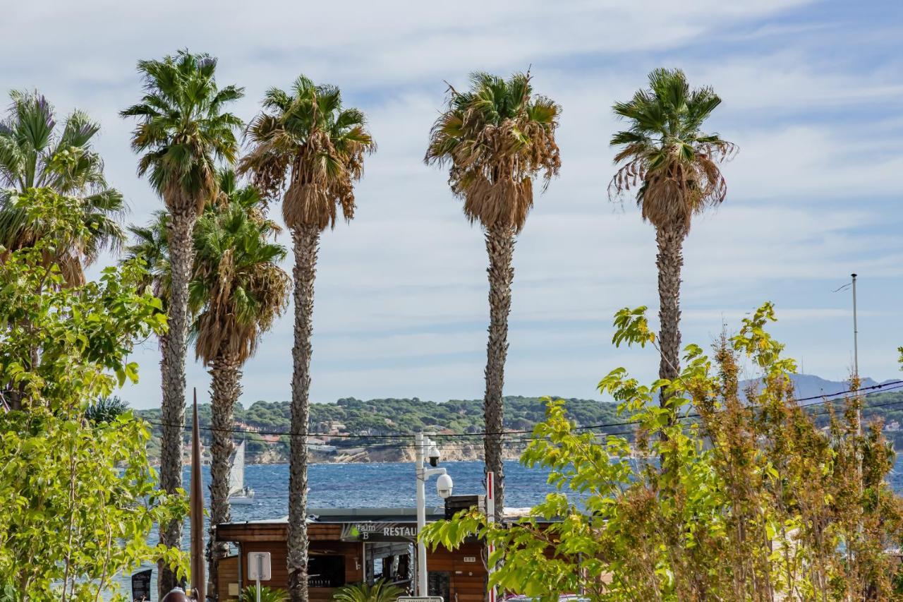 Les Balcons De Bandol Centre Ville Avec Vue Mer Et Face A La Plage Exteriör bild